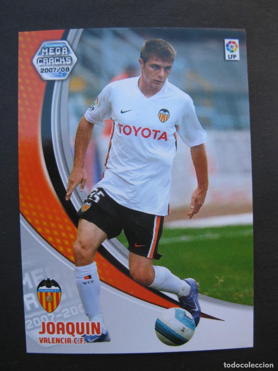 Cromos de F&uacute;tbol: JOAQUIN (VALENCIA C.F.) - N&ordm; 300 - MEGACRACKS 2007-2008 - PANINI - 07-08.