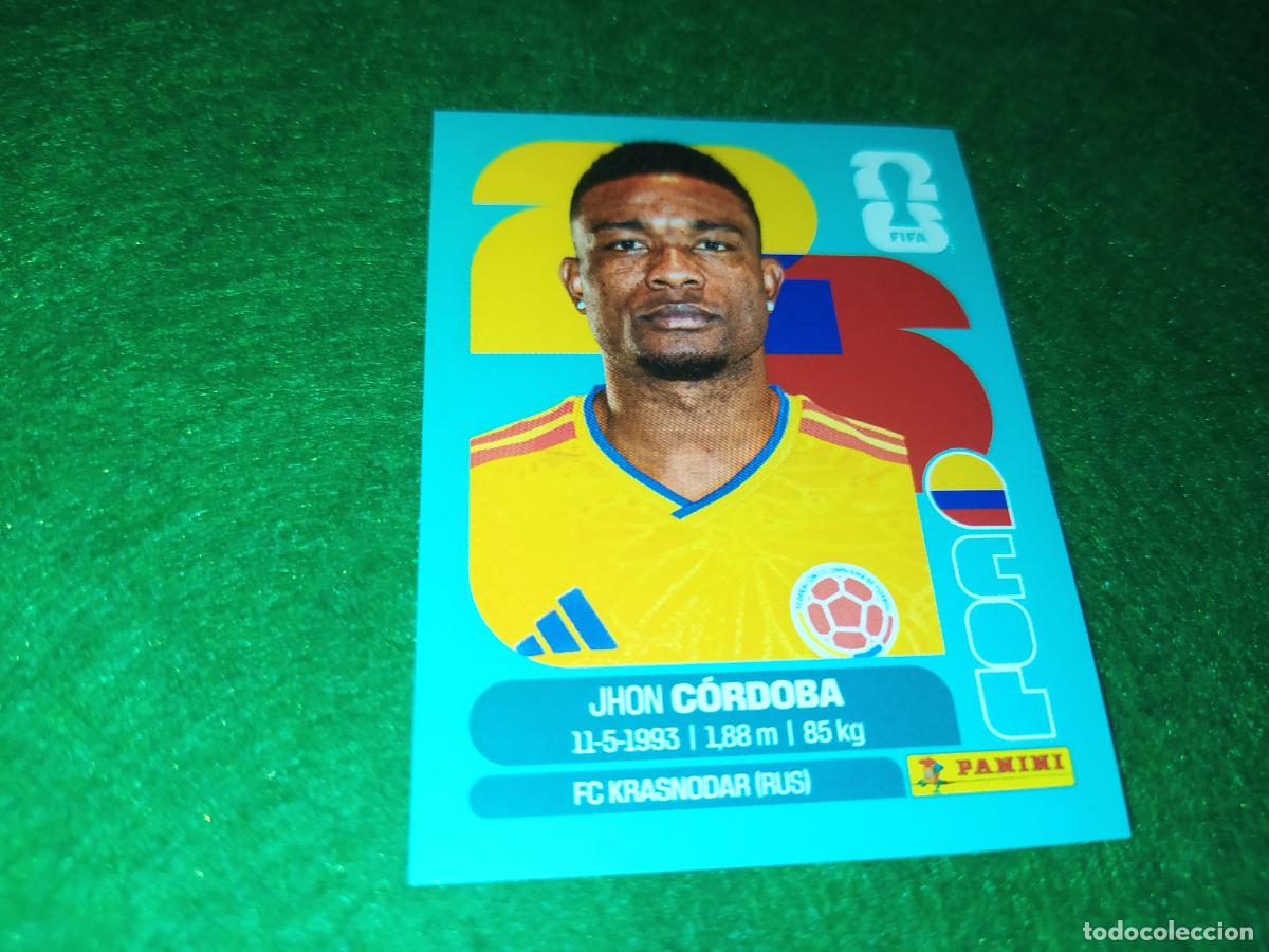 Cromos de F&uacute;tbol: OFFICIAL STICKER COLLECTION WORLD CUP MUNDIAL 2026 - COLOMBIA N&ordm; 18 CORDOBA