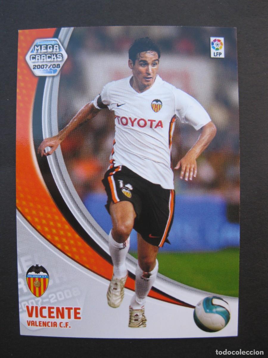 Cromos de F&uacute;tbol: VICENTE (VALENCIA C.F.) - N&ordm; 302 - MEGACRACKS 2007-2008 - PANINI - 07-08.