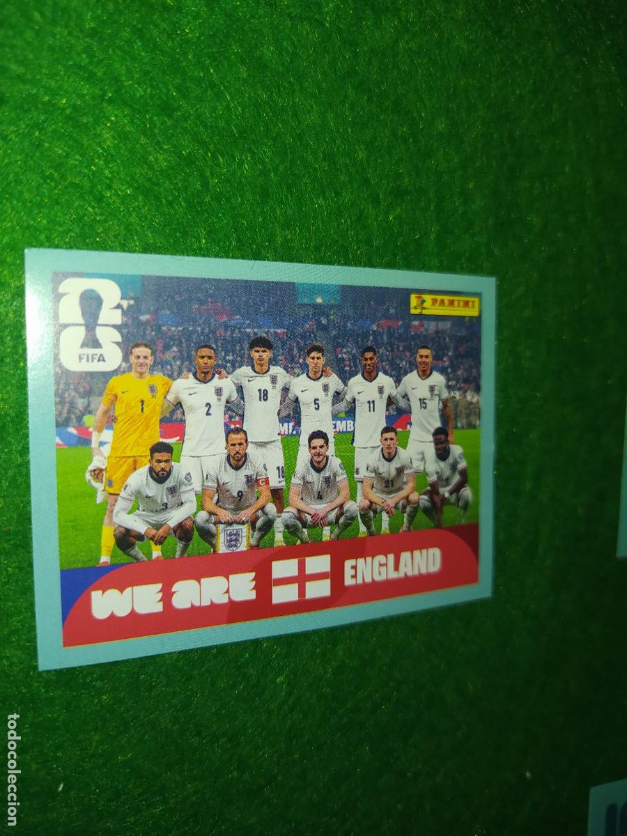 Cromos de F&uacute;tbol: OFFICIAL STICKER COLLECTION WORLD CUP MUNDIAL 2026 - INGLATERRA N&ordm; 13 ONCE INICIAL