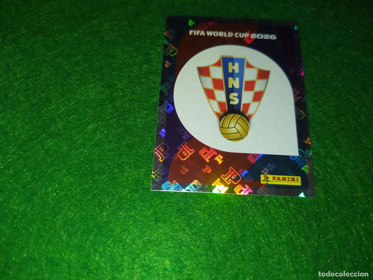 Cromos de F&uacute;tbol: OFFICIAL STICKER COLLECTION WORLD CUP MUNDIAL 2026 - CROACIA N&ordm; 1 ESCUDO