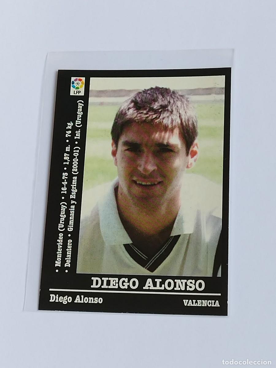 Fu&szlig;ball-Sticker: DIEGO ALONSO &Uacute;LTIMO FICHAJE VALENCIA CF - LA LIGA 2000 2001 - PANINI SPORTS 00 01 NUNCA PEGADO