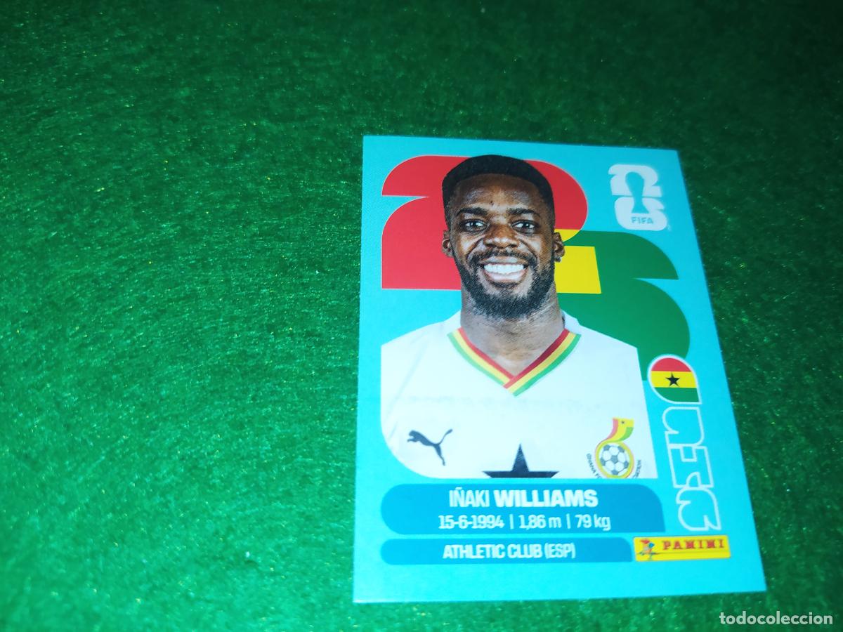 Cromos de F&uacute;tbol: OFFICIAL STICKER COLLECTION WORLD CUP MUNDIAL 2026 - GHANA N&ordm; 15 I&Ntilde;AKI WILLIAMS