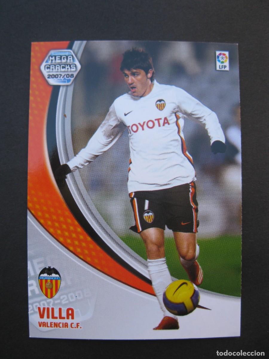 Cartes &agrave; collectionner de Football: VILLA (VALENCIA C.F.) - N&ordm; 305 - MEGACRACKS 2007-2008 - PANINI - 07-08.