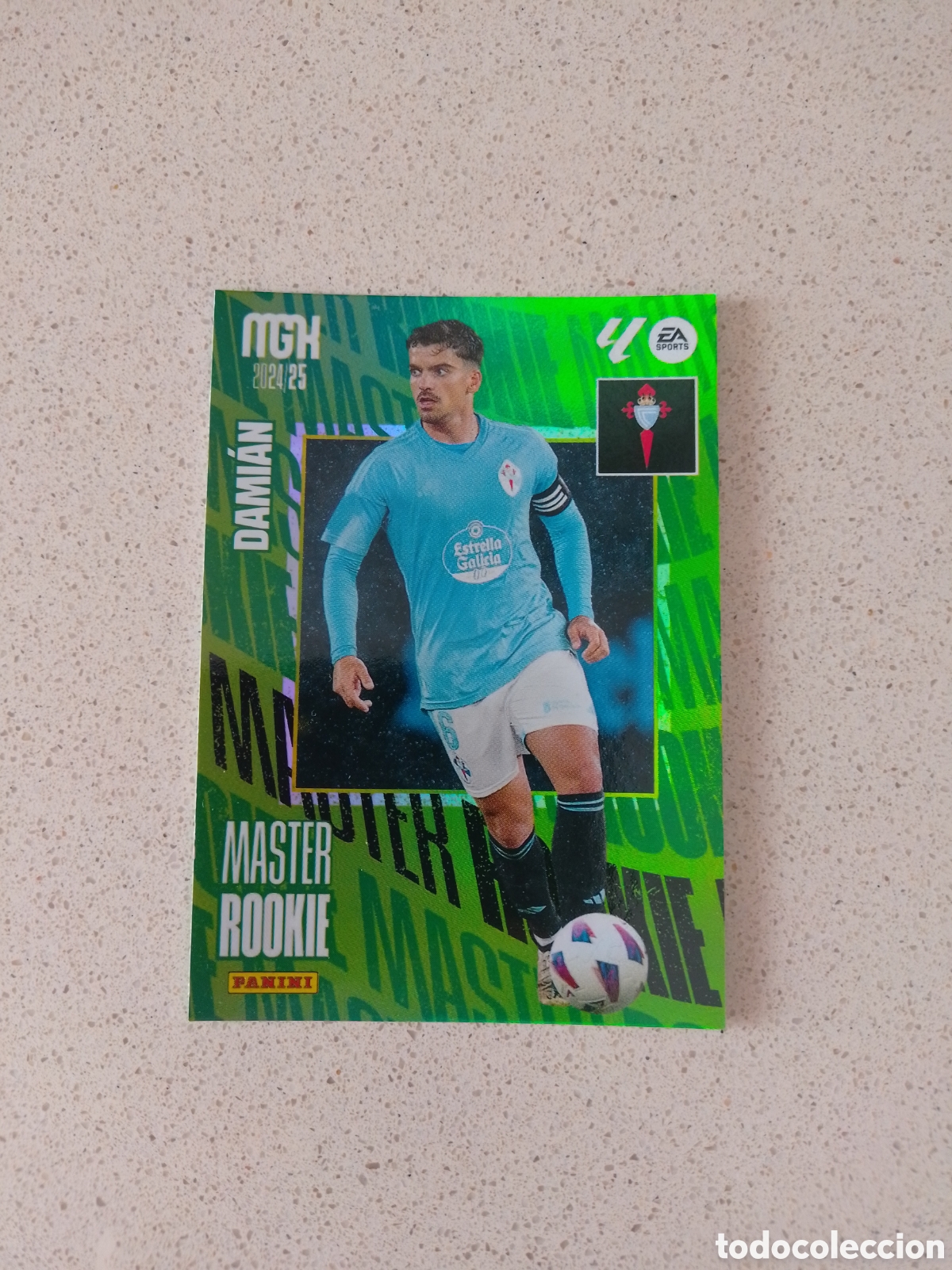 Cromos de F&uacute;tbol: CARTA 410 MASTER ROOKIE DAMIAN CELTA DE VIGO. MEGACRACKS 24/25.