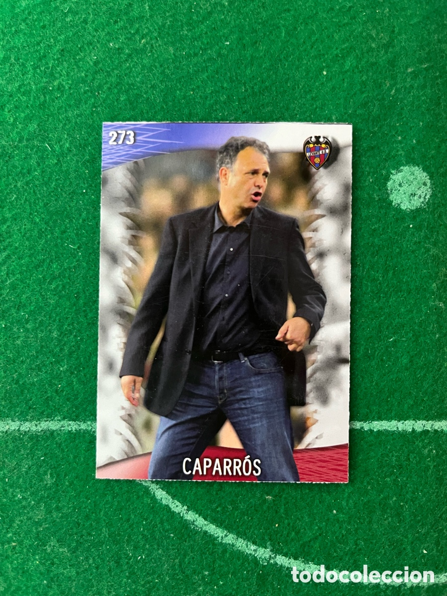 Cromos de F&uacute;tbol: 273 CAPARROS LEVANTE LAS FICHAS DE LA LIGA 2013 2014 MUNDICROMO ENTRENADOR