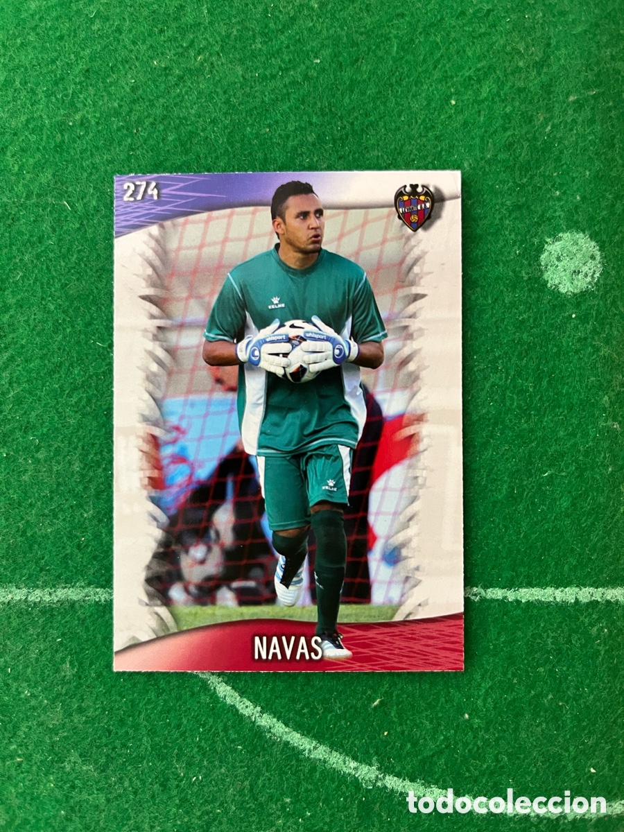 Cromos de F&uacute;tbol: 274 KEYLOR NAVAS LEVANTE LAS FICHAS DE LA LIGA 2013 2014 MUNDICROMO