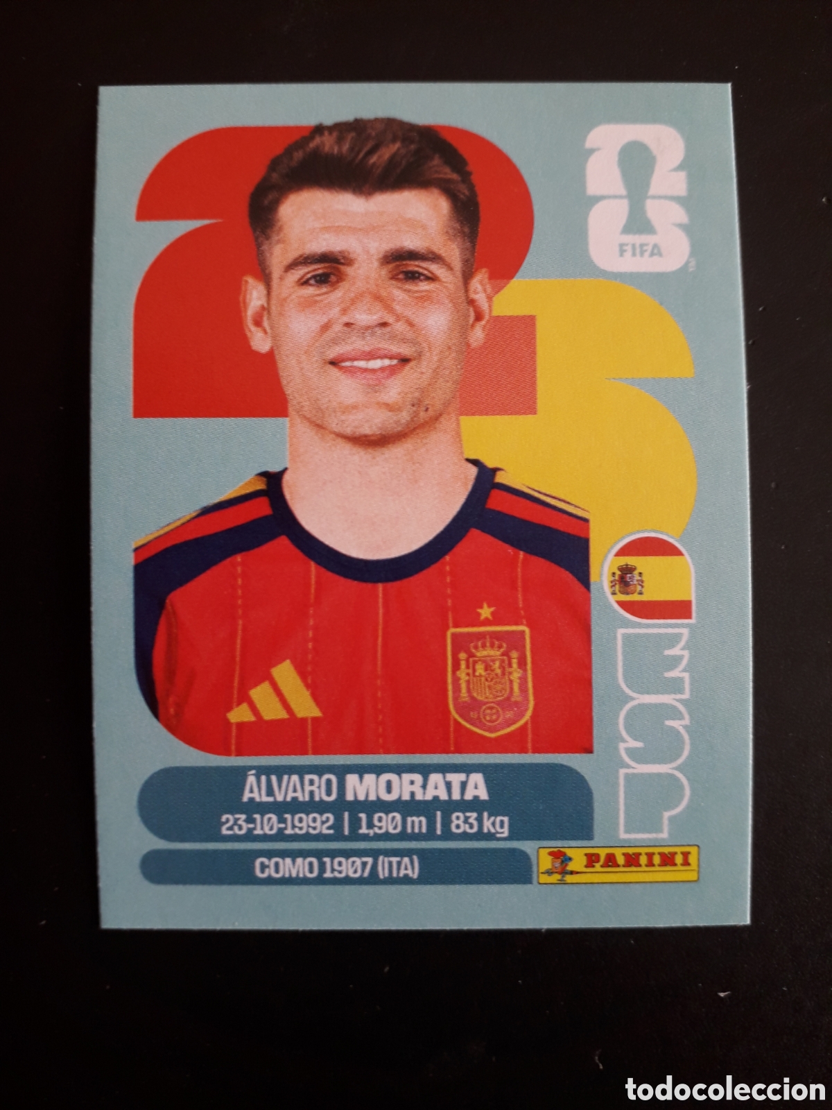 Cromos de F&uacute;tbol: MORATA ESPA&Ntilde;A ESP 19 MUNDIAL F&Uacute;TBOL 2026 FIFA WORLD CUP PANINI SIN PEGAR PEDIDO M&Iacute;NIMO 3&euro;
