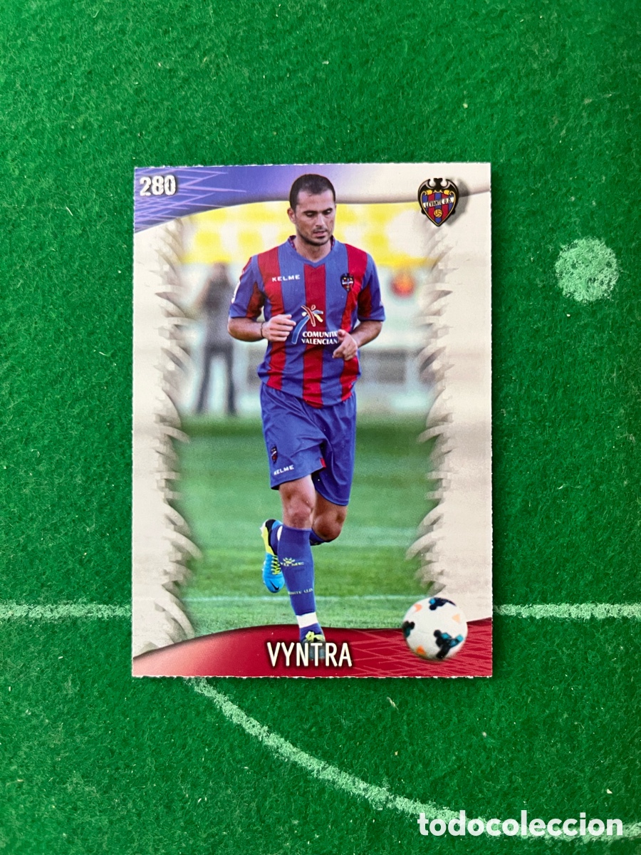 Cromos de F&uacute;tbol: 280 VYNTRA LEVANTE LAS FICHAS DE LA LIGA 2013 2014 MUNDICROMO
