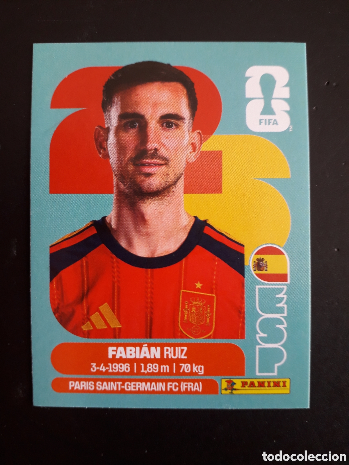 Cromos de F&uacute;tbol: FABI&Aacute;N ESPA&Ntilde;A ESP 12 MUNDIAL F&Uacute;TBOL 2026 FIFA WORLD CUP PANINI SIN PEGAR PEDIDO M&Iacute;NIMO 3&euro;