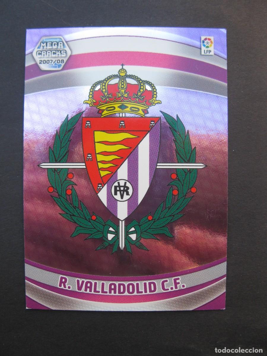 Cromos de F&uacute;tbol: ESCUDO DEL REAL VALLADOLID - N&ordm; 307 - MEGACRACKS 2007-2008 - PANINI - 07-08.