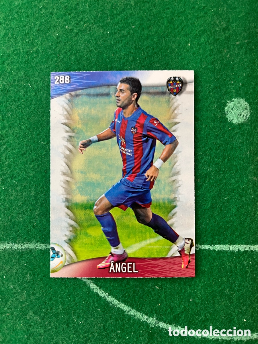 Cromos de F&uacute;tbol: 288 &Aacute;NGEL LEVANTE LAS FICHAS DE LA LIGA 2013 2014 MUNDICROMO