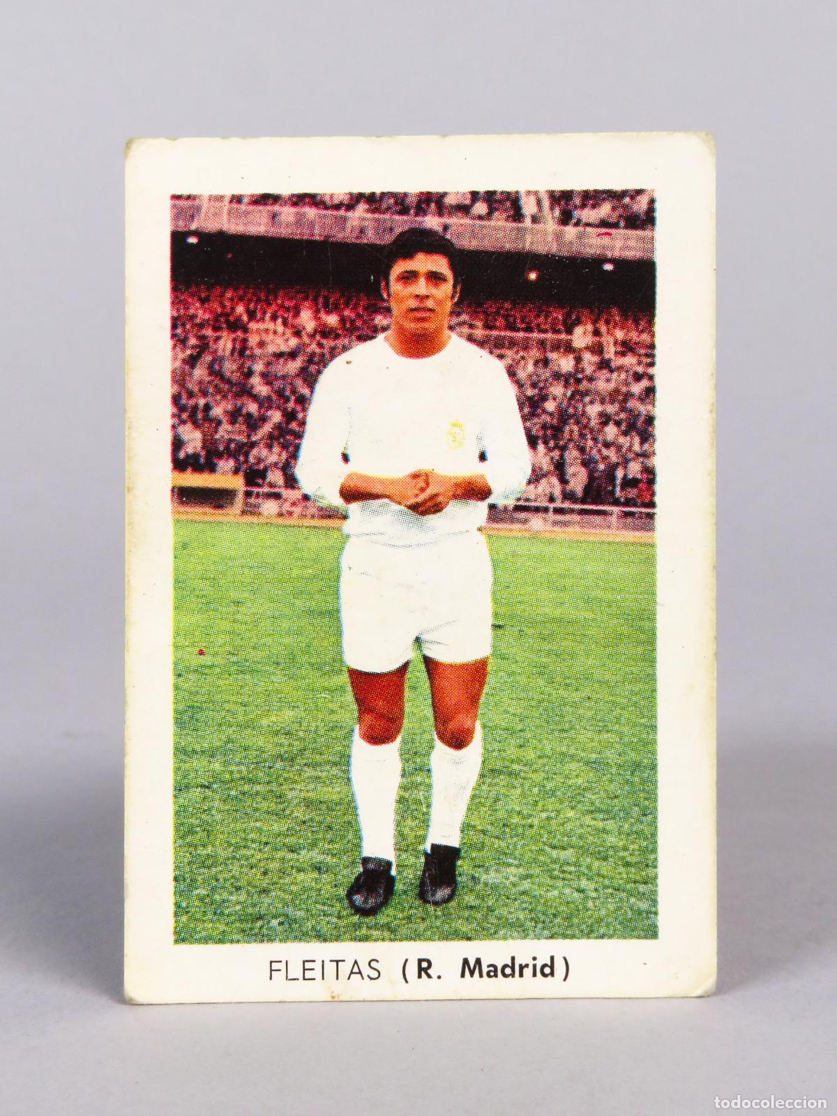 Football Stickers: Cromo f&uacute;tbol Fleitas Real Madrid Ed Fher 1970