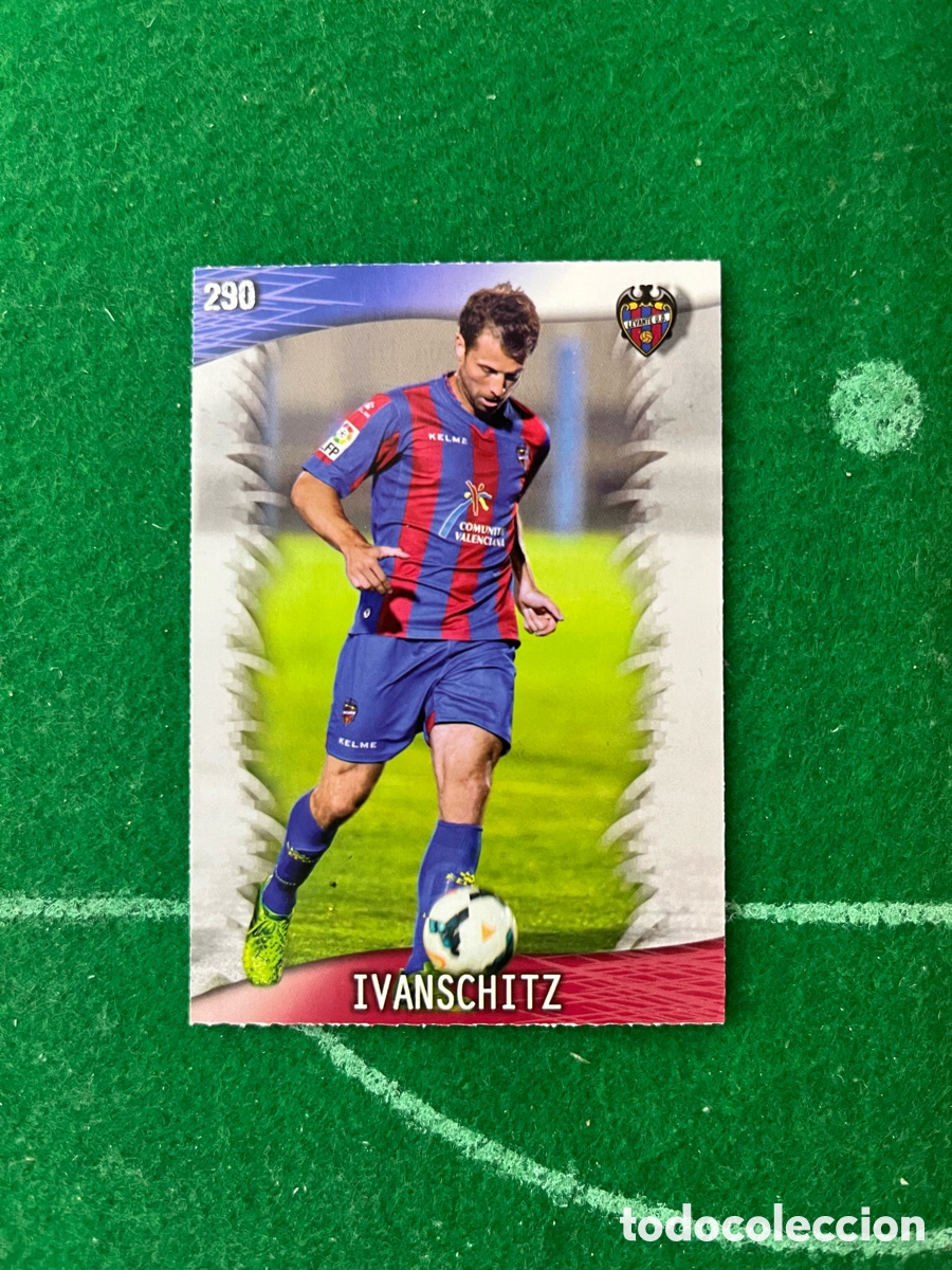 Football Stickers: 290 IVANSCHITZ LEVANTE LAS FICHAS DE LA LIGA 2013 2014 MUNDICROMO