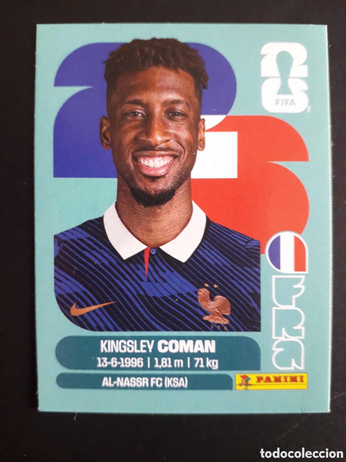 Cromos de F&uacute;tbol: COMAN FRANCIA FRA 18 MUNDIAL F&Uacute;TBOL 2026 FIFA WORLD CUP PANINI SIN PEGAR PEDIDO M&Iacute;NIMO 3&euro;