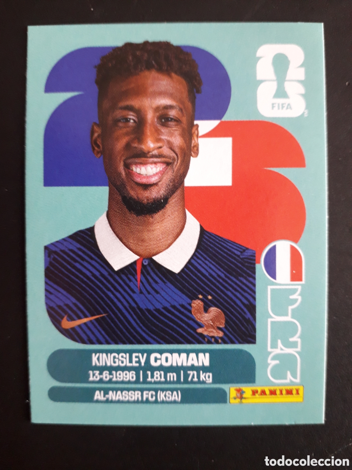 Cromos de F&uacute;tbol: COMAN FRANCIA FRA 18 MUNDIAL F&Uacute;TBOL 2026 FIFA WORLD CUP PANINI SIN PEGAR PEDIDO M&Iacute;NIMO 3&euro;
