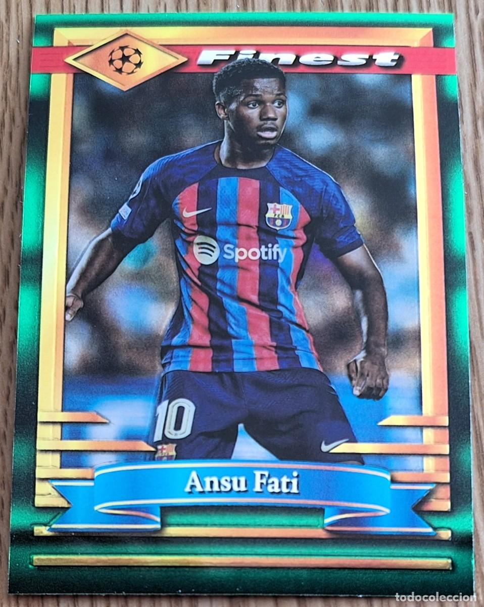 Cromos de F&uacute;tbol: Ansu Fati Barcelona Topps Finest Soccer Moment