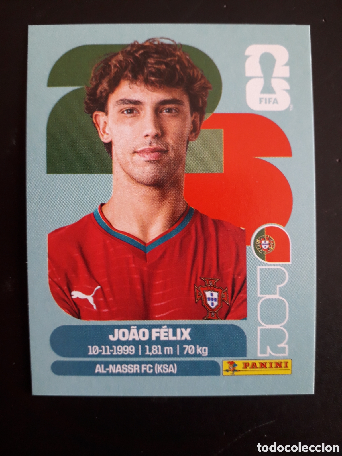 Cromos de F&uacute;tbol: JO&Atilde;O F&Eacute;LIX PORTUGAL POR 17 MUNDIAL F&Uacute;TBOL 2026 FIFA WORLD CUP PANINI SIN PEGAR PEDIDO M&Iacute;NIMO 3&euro;