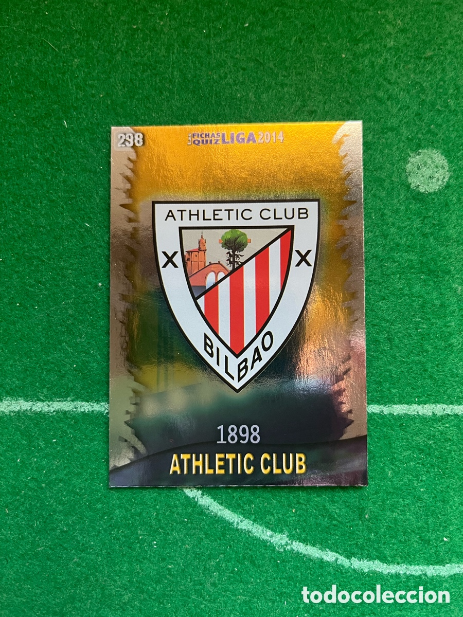 Cromos de F&uacute;tbol: 298 ATHLETIC DE BILBAO LAS FICHAS DE LA LIGA 2013 2014 MUNDICROMO ESCUDO