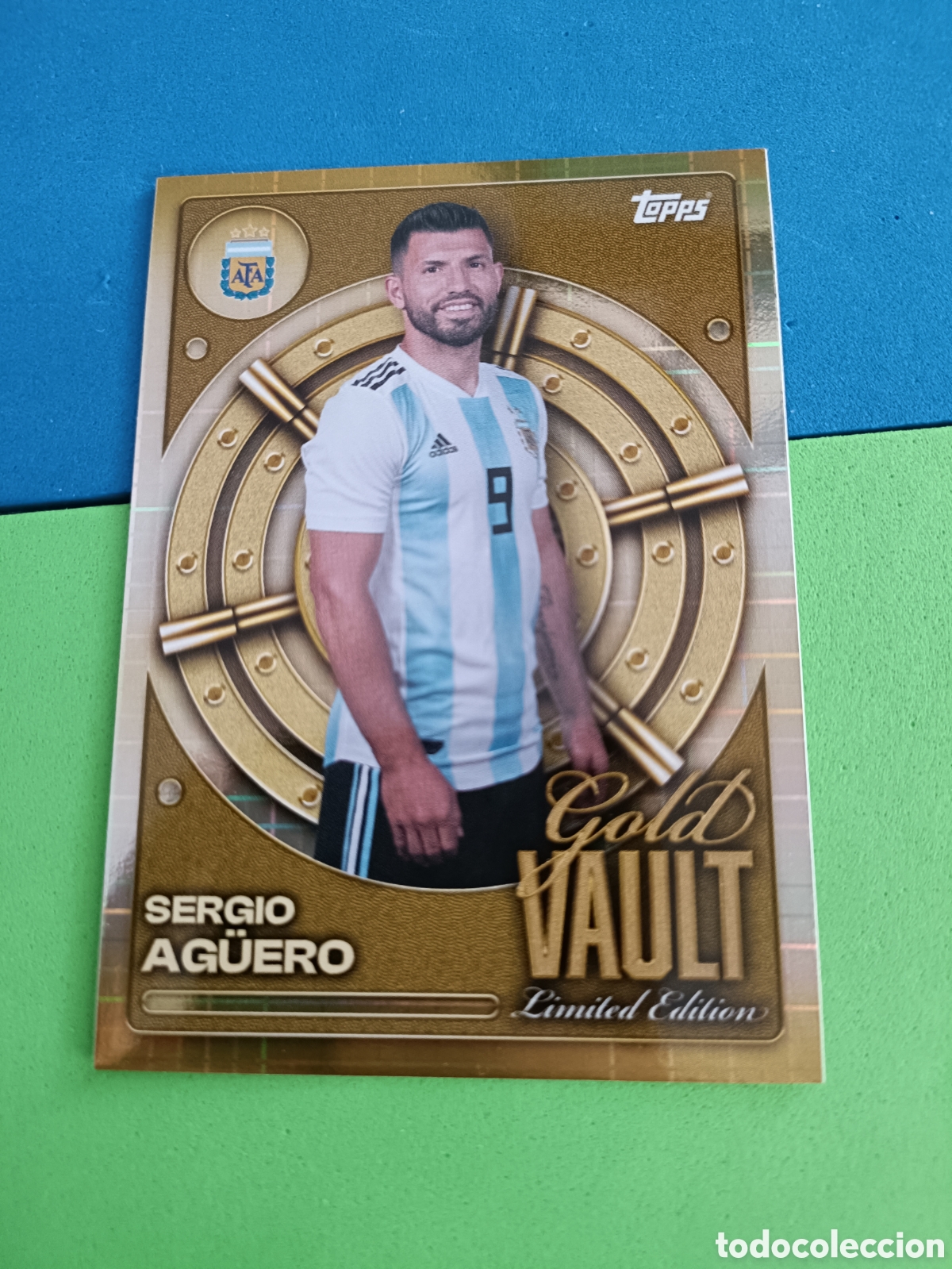 Cromos de F&uacute;tbol: TOPPS Argentina Collector Tin 25 26 2025 2026 - GV-7 Ag&uuml;ero