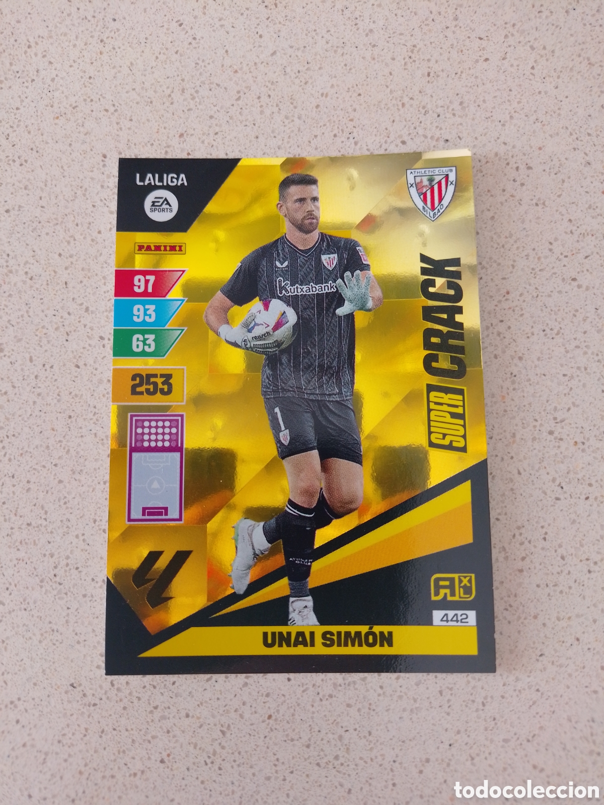 Cromos de F&uacute;tbol: CARTA 442 SUPER CRACK UNAI SIM&Oacute;N ATHLETIC CLUB DE BILBAO. ADRENALYN XL 23/24.