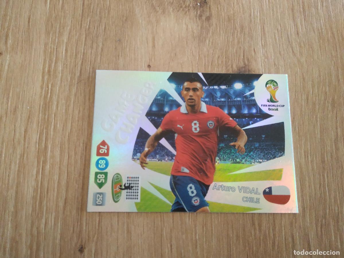 Cromos de F&uacute;tbol: ARTURO VIDAL CHILE GAME CHANGER CROMO FUTBOL PANINI ADRENALYN 2014 WORLD CUP COPA DEL MUNDO