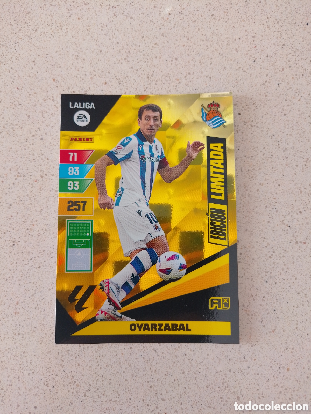 Cromos de F&uacute;tbol: CARTA EDICI&Oacute;N LIMITADA OYARZABAL REAL SOCIEDAD. ADRENALYN XL 23/24.