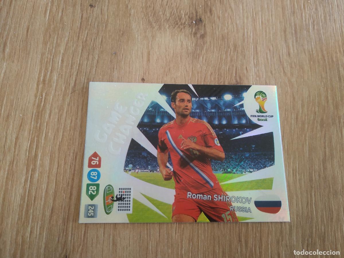 Cromos de F&uacute;tbol: SHIROKOV RUSIA GAME CHANGER CROMO FUTBOL PANINI ADRENALYN 2014 WORLD CUP COPA DEL MUNDO