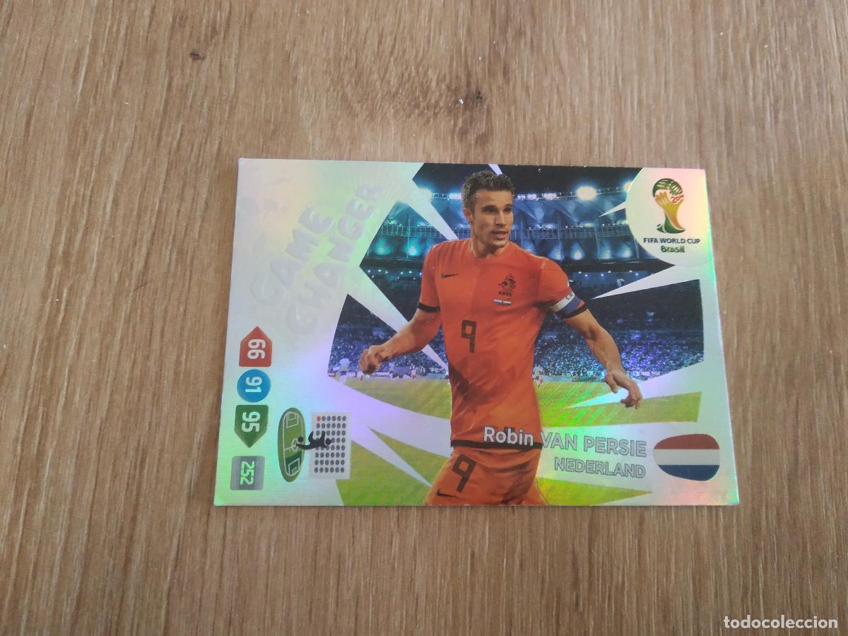Cromos de F&uacute;tbol: VAN PERSIE HOLANDA GAME CHANGER CROMO FUTBOL PANINI ADRENALYN 2014 WORLD CUP COPA DEL MUNDO