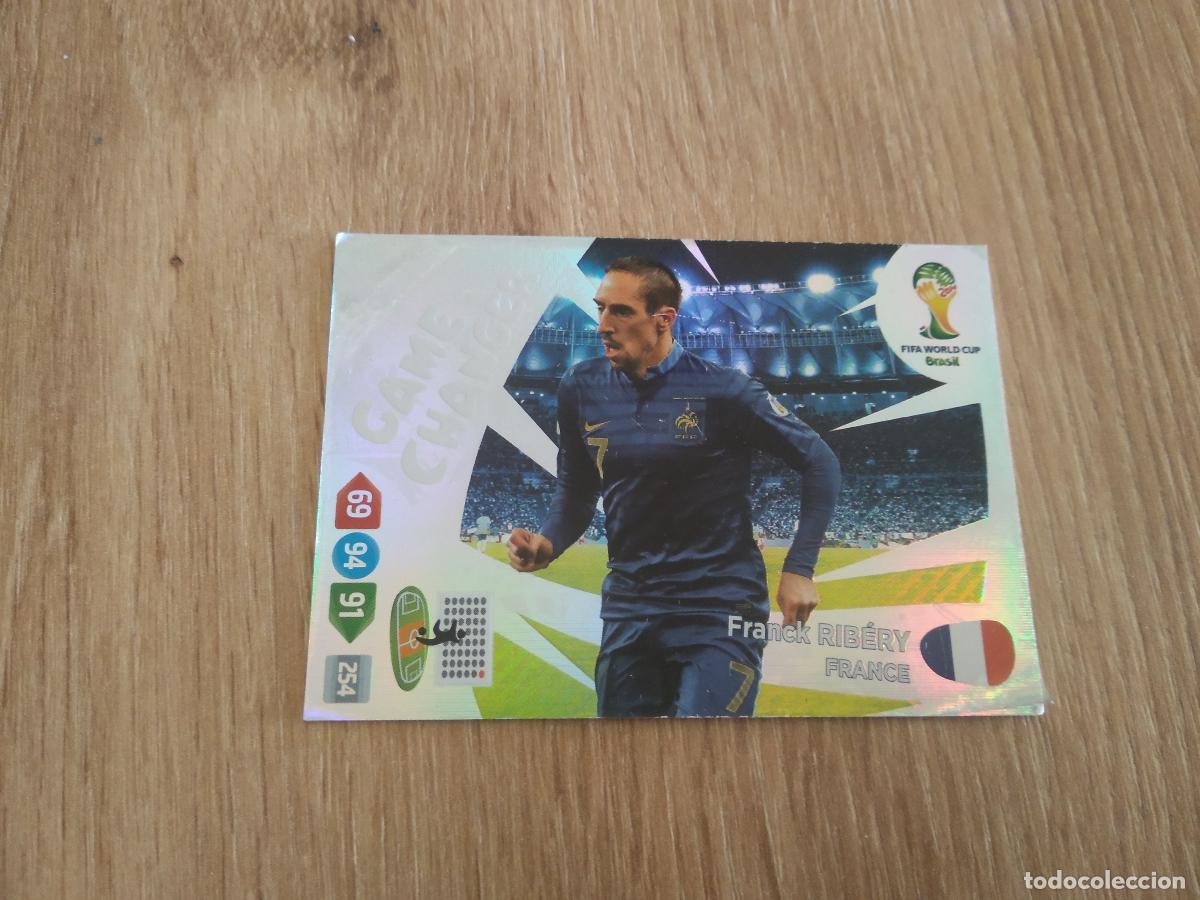 Cromos de F&uacute;tbol: RIBERY FRANCIA GAME CHANGER CROMO FUTBOL PANINI ADRENALYN 2014 WORLD CUP COPA DEL MUNDO