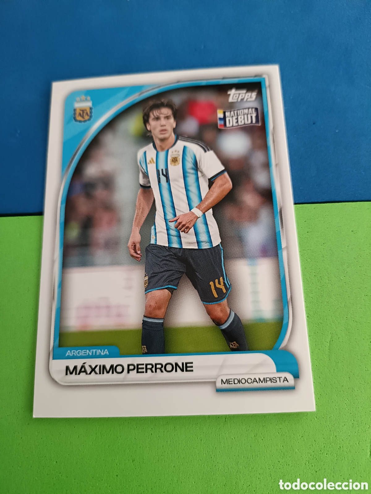 Cromos de F&uacute;tbol: TOPPS Argentina Collector Tin 25 26 2025 2026 - 7 M&aacute;ximo Perrone