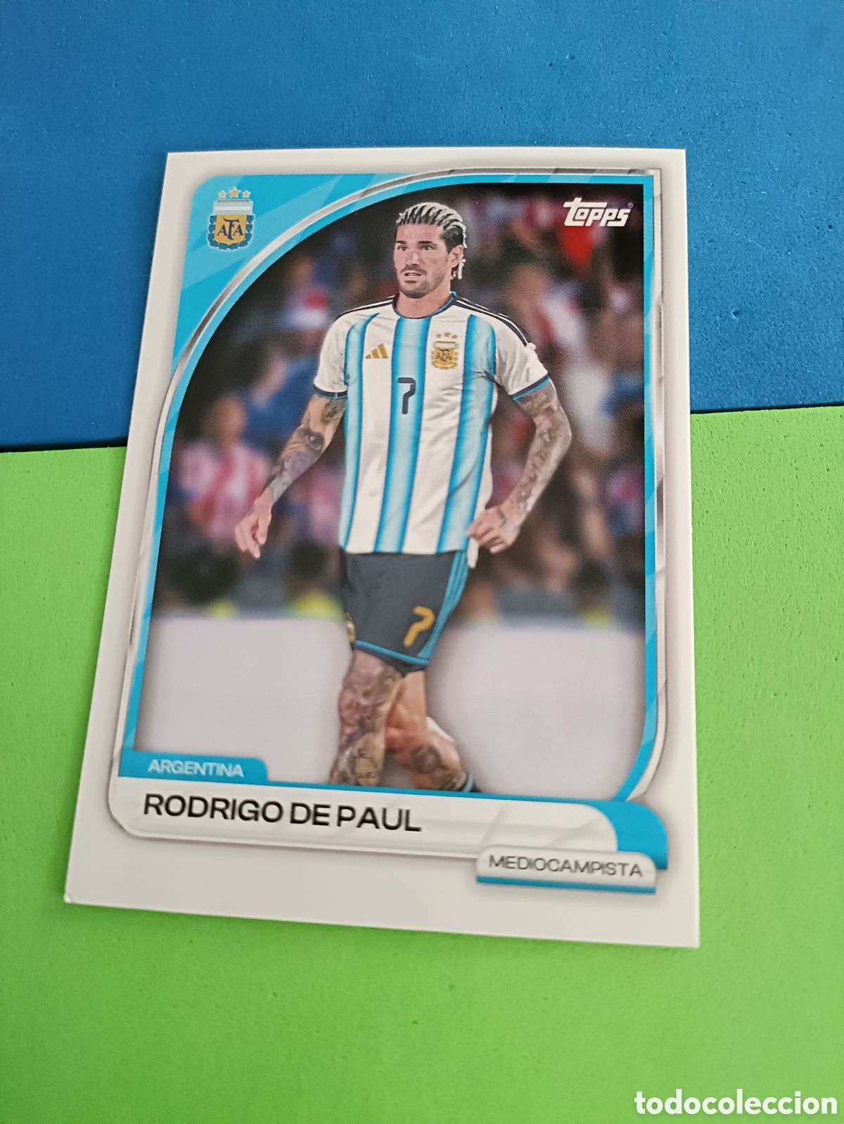 Cromos de F&uacute;tbol: TOPPS Argentina Collector Tin 25 26 2025 2026 - 8 Rodrigo de Paul