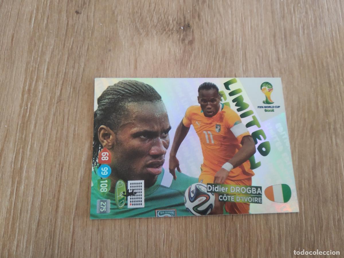 Cromos de Futebol: DROGBA COSTA MARFIL EDICION LIMITADA CROMO FUTBOL PANINI ADRENALYN 2014 WORLD CUP COPA DEL MUNDO