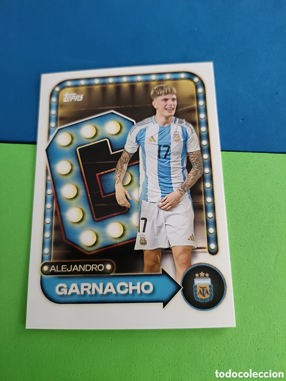 Cromos de F&uacute;tbol: TOPPS Argentina Collector Tin 25 26 2025 2026 - 28 Garnacho
