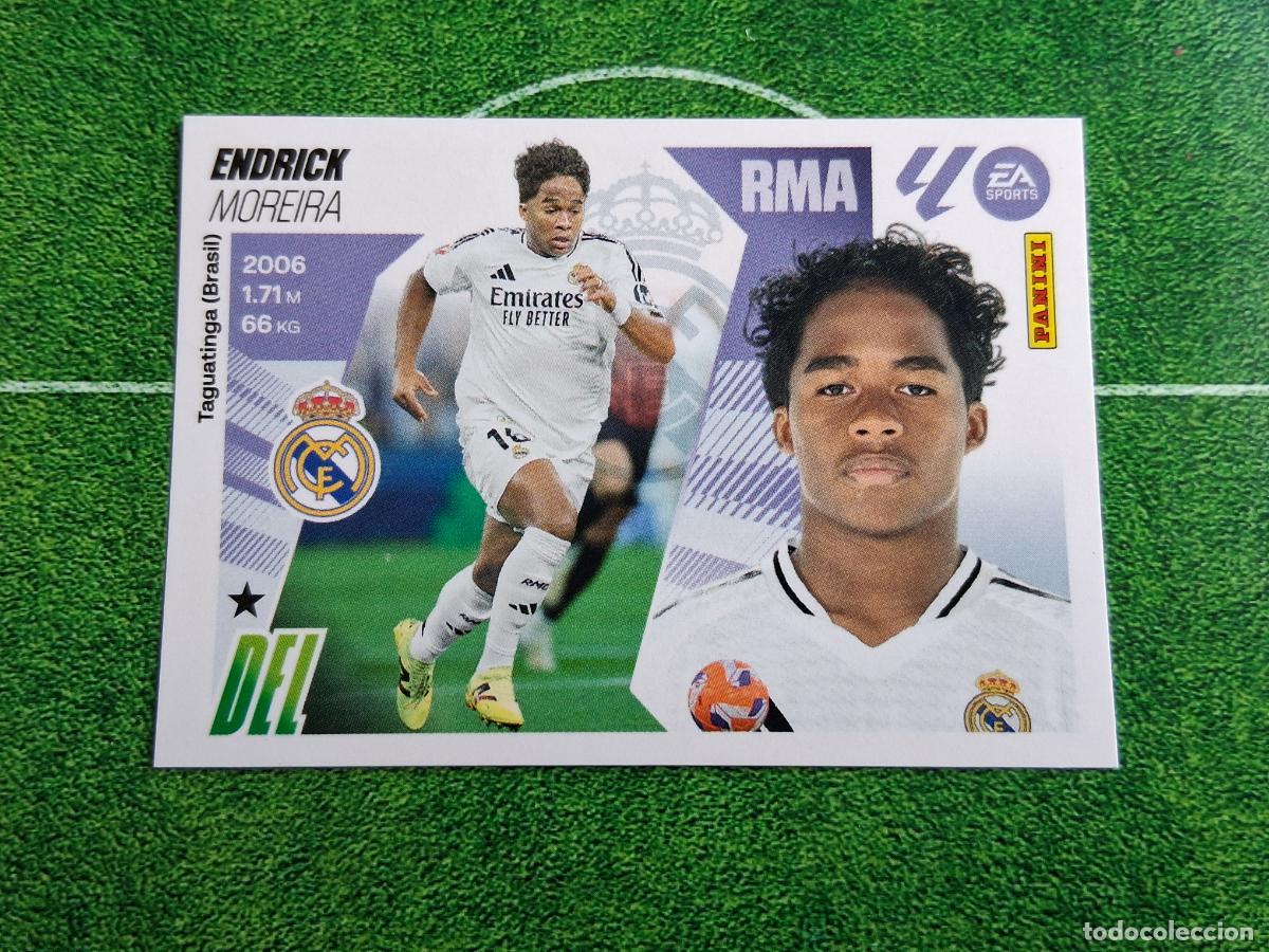 Cromos de F&uacute;tbol: 17B ENDRICK 17 B REAL MADRID CROMOS LIGA ESTE FUTBOL PANINI 2025 2026 25 26