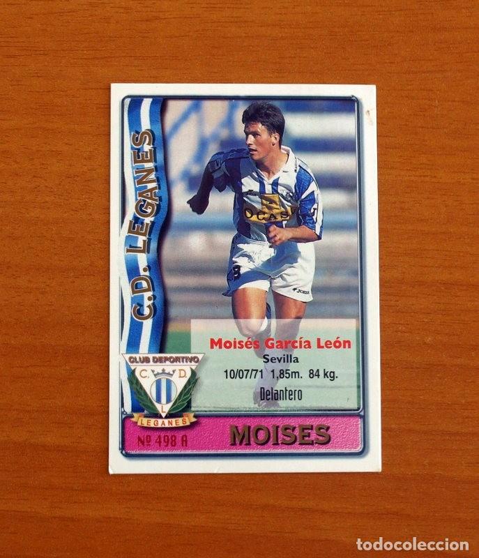 Cromos de F&uacute;tbol: Legan&eacute;s -N&ordm; 498 A-B Moises-Melgar -2&ordf; Divisi&oacute;n-Mundicromo Las Fichas de la Liga 1996-1997-96-97
