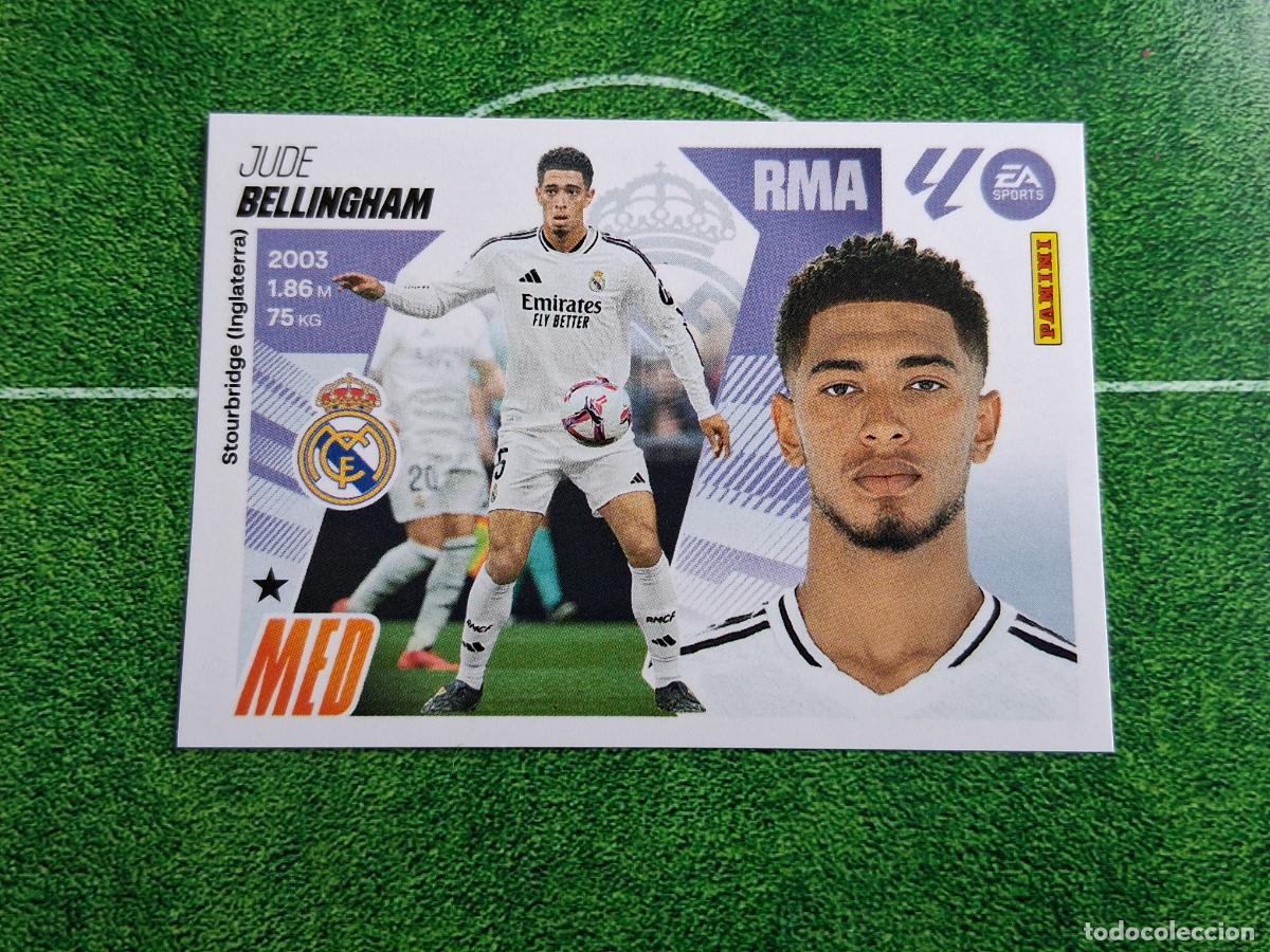 Cromos de F&uacute;tbol: 15 BELLINGHAM REAL MADRID CROMOS LIGA ESTE FUTBOL PANINI 2025 2026 25 26