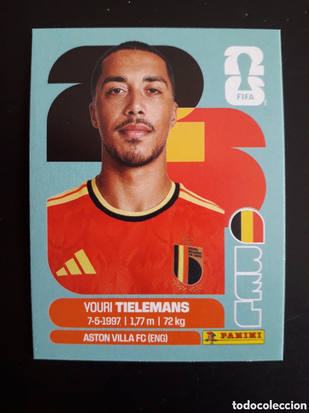 Cromos de F&uacute;tbol: TELEMANS B&Eacute;LGICA BEL 9 MUNDIAL F&Uacute;TBOL 2026 FIFA WORLD CUP PANINI SIN PEGAR PEDIDO M&Iacute;NIMO 3&euro;