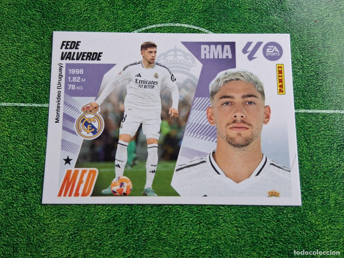Cromos de F&uacute;tbol: 14 VALVERDE REAL MADRID CROMOS LIGA ESTE FUTBOL PANINI 2025 2026 25 26