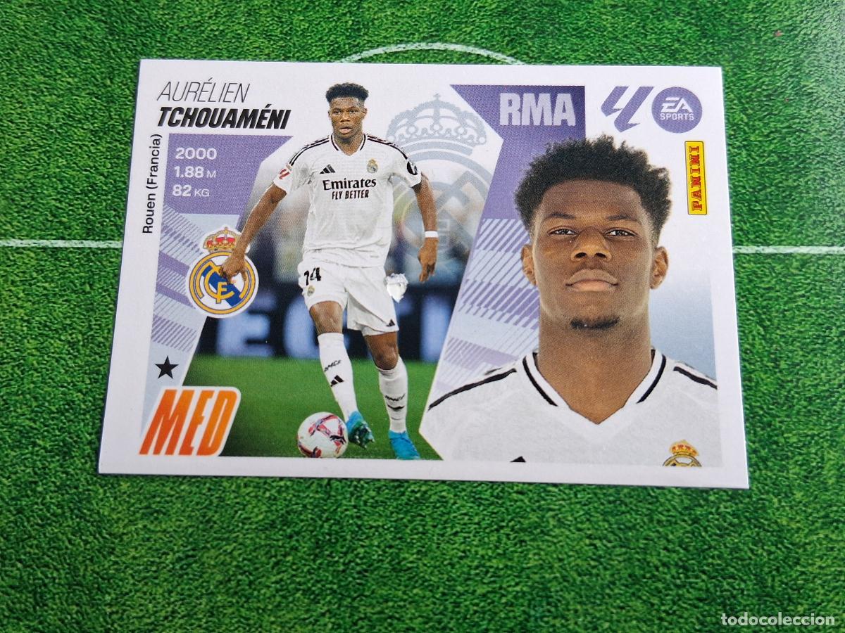 Cromos de F&uacute;tbol: 11 TCHOUAMENI REAL MADRID CROMOS LIGA ESTE FUTBOL PANINI 2025 2026 25 26