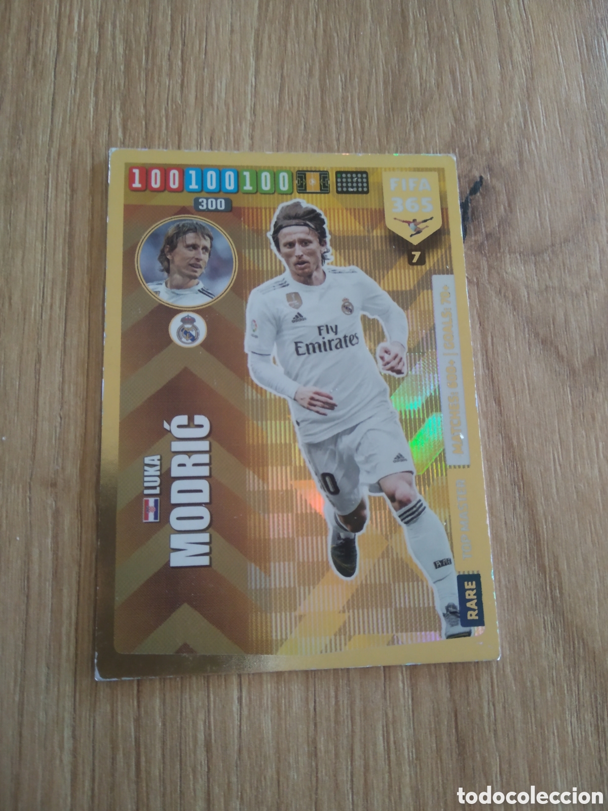 Cromos de F&uacute;tbol: 7 MODRIC REAL MADRID CROMO TARJETA 19-20 ADRENALYN XL FIFA 365 PANINI 2019-2020