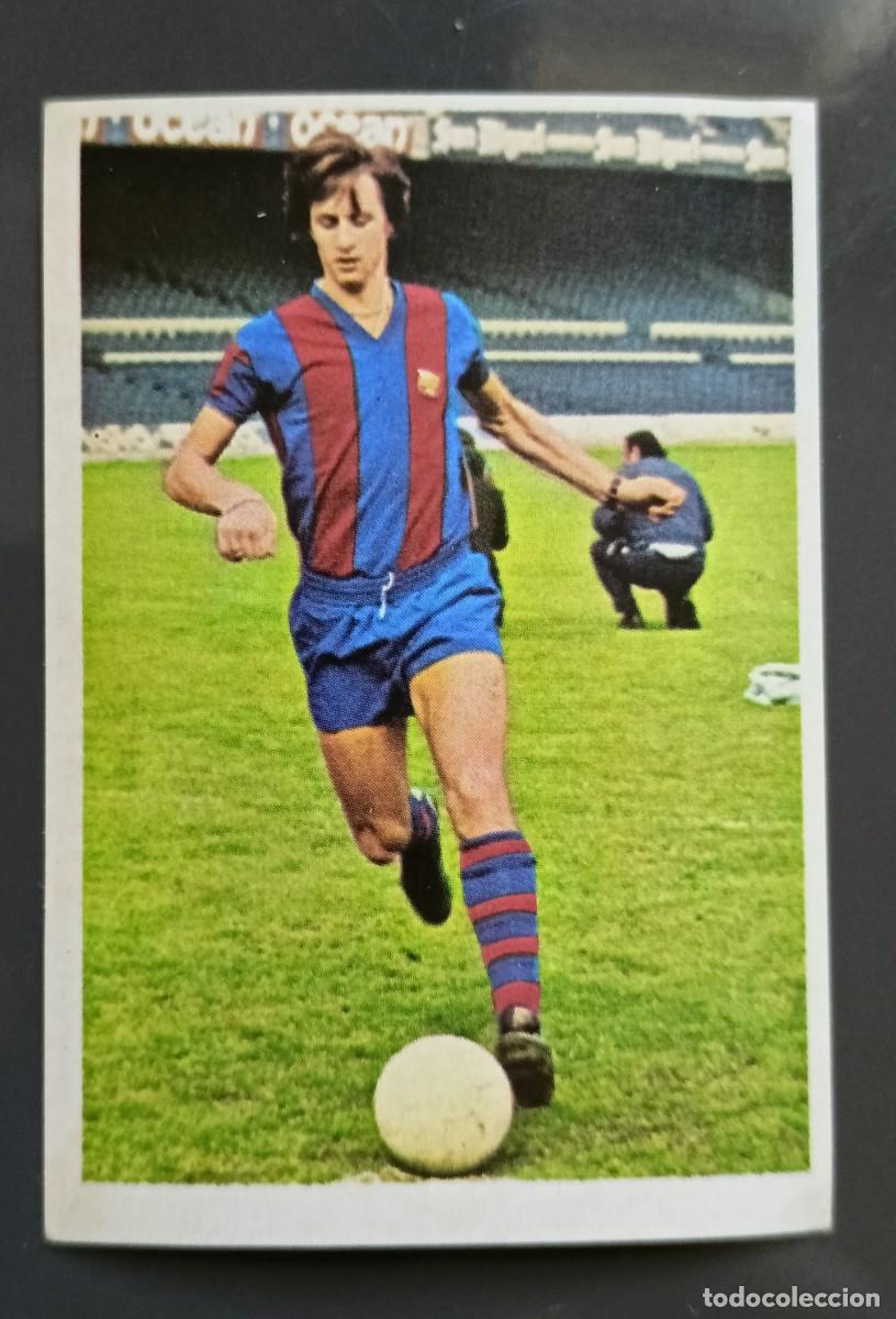 Cromos de Futebol: Johan Cruyff 1975 1976 75 76 fher SIN PEGAR Futbol Club Barcelona . MUY DIF&Iacute;CIL .No Rookie