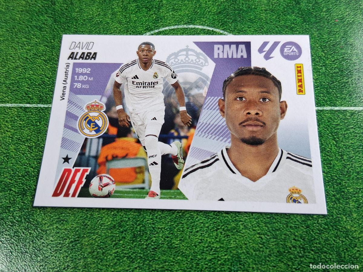 Cromos de F&uacute;tbol: 9 ALABA REAL MADRID CROMOS LIGA ESTE FUTBOL PANINI 2025 2026 25 26