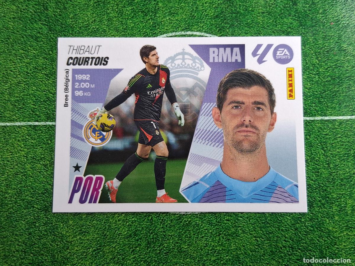 Fu&szlig;ball-Sticker: 3 COURTOIS REAL MADRID CROMOS LIGA ESTE FUTBOL PANINI 2025 2026 25 26