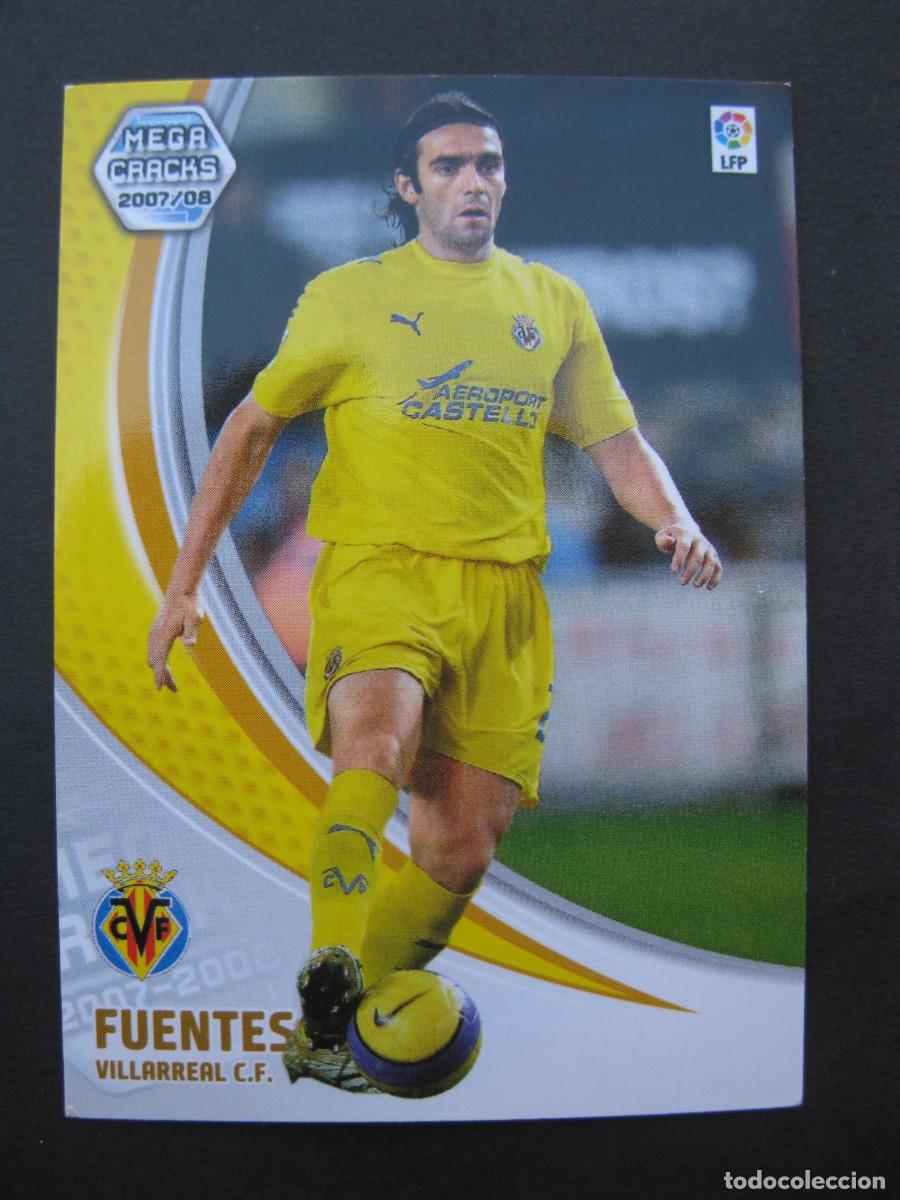 Fu&szlig;ball-Sticker: FUENTES (VILLARREAL C.F.) - N&ordm; 329 - MEGACRACKS 2007-2008 - PANINI - 07-08.