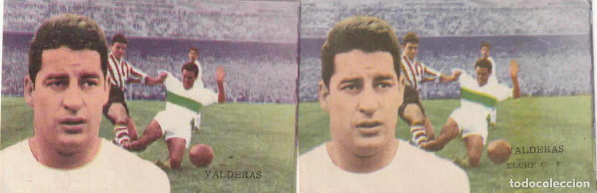Cromos de F&uacute;tbol: 7732X- 2 CROMO LIGA DISGRA 62 63 VALDERAS (ELCHE, C.F.) DIFERENTES