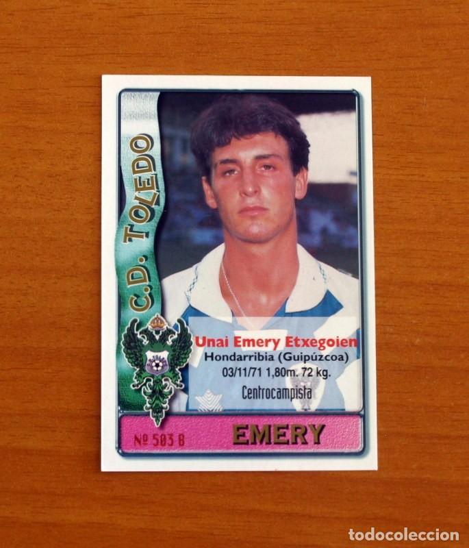 Cromos de F&uacute;tbol: Toledo -N&ordm; 503 A-B Mandia-Unai Emery -2&ordf; Divisi&oacute;n-Mundicromo Las Fichas de la Liga 1996-1997-96-97
