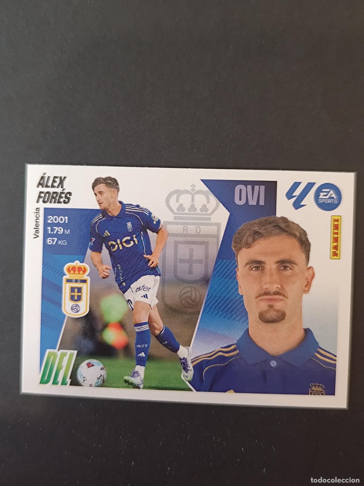 Cromos de F&uacute;tbol: 20 BIS &Aacute;LEX FOR&Eacute;S COLOCA OVIEDO LIGA ESTE 2025 2026 25 26 PEDIDO M&Iacute;NIMO 2&euro;