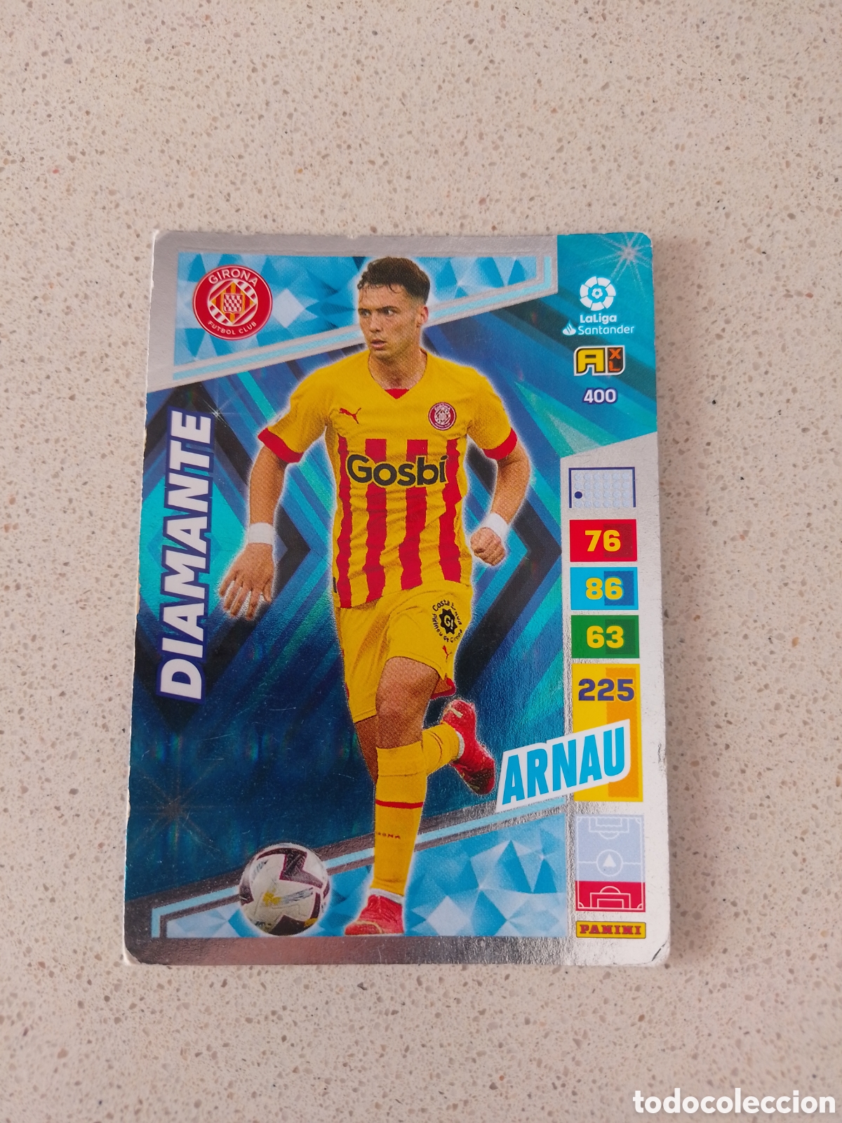 Cromos de F&uacute;tbol: CARTA 400 DIAMANTE ARNAU GIRONA. ADRENALYN XL 22/23.