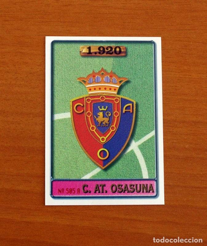 Cromos de F&uacute;tbol: Osasuna -N&ordm; 505 A-B Escudo-Palacios -2&ordf; Divisi&oacute;n-Mundicromo Las Fichas de la Liga 1996-1997-96-97